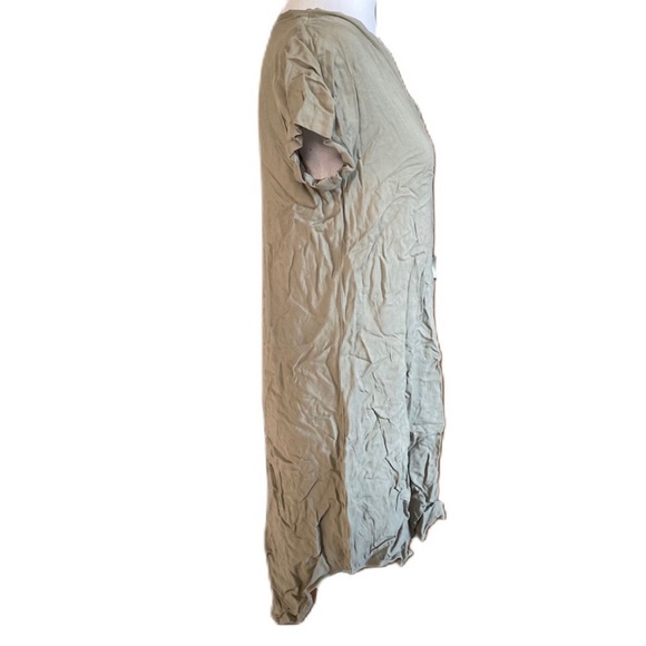 Cloth & Stone Women’s Gray Asymmetric High Low Mini T-shirt Dress XS - Picture 2 of 10